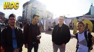 SHKOVA NE PRISHTINË MI TAKU YOUTUBERAT   VLOG SHQIP  VaddaTv [upl. by Sairacaz]