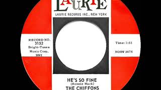 1963 HITS ARCHIVE He’s So Fine  Chiffons a 1 record [upl. by Keemahs]