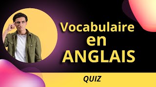 Vocabulaire En Anglais [upl. by Idyak801]