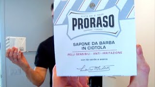 Proraso Shaving Soap Shave Review [upl. by Palermo799]