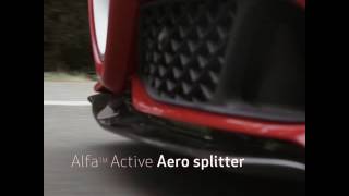 Active Aero Splitter  Alfa Romeo Giulia [upl. by Enhpad]