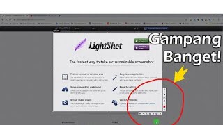 cara screenshot layar komputer menggunakan LightShot [upl. by Darya]