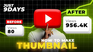 THUMBNAIL MASTERCLASS ✅ How to make YouTube Thumbnail in Photoshop [upl. by Olivier670]