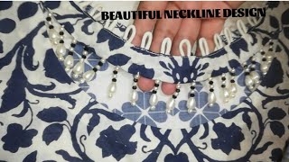 stylish and beautiful neck design dubble neckline design cutting and stichingy [upl. by Hailahk]