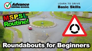 Roundabouts for Beginners  Learn to drive Basic skills [upl. by Trevor]