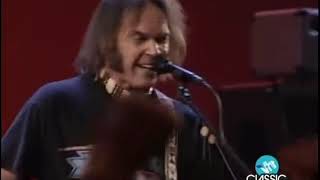 PEARL JAM and NEIL YOUNG quotRockin In The Free Worldquot live at MTV 1993 [upl. by Kila]