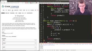 Matrix Exponentiation Coding Part 12 [upl. by Verras]