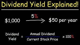 The Dividend Yield  Basic Overview [upl. by Sanderson977]