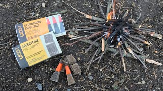 UCO Sweetfire Stormproof Fire Starter EcoFriendly Made From Sugar Cane  Cool For Bushcrafting [upl. by Qulllon]