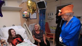 The Queen meets victims in Manchester Royal Infirmary [upl. by Nnylak]