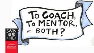 To coach to mentor or both [upl. by Etnoed575]