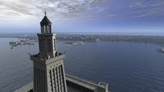 The Lighthouse of Alexandria and the Ancient Port of Alexandria [upl. by Oleta158]