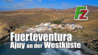 Fuerteventura Impressionen Ajuy an der Westküste 4k Drohne [upl. by Meerak]