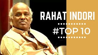 TopTen Shayari  Rahat Indori Top 10 Shayari  Rahat Indori Best Shayari [upl. by Roderich]