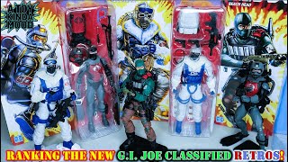 Ranking the New GI Joe Classified RETRO Figures [upl. by Ydarb960]