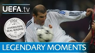 Zidanes Madrid crowning moment 2002 [upl. by Hanyaz889]