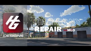 UPDATED FiveM Mechanic MLO  Harmony Repair Mechanic Shop  GTA V Maps [upl. by Milly]