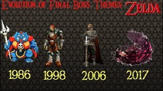 Evolution of Final Boss Themes 1986 2017 The Legend of Zelda [upl. by Mulry]