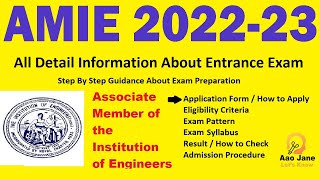 AMIE 202223 New Registration Started  AMIE Admission Fee  AMIE IEI Online Admission Latest 2022 [upl. by Cooke]