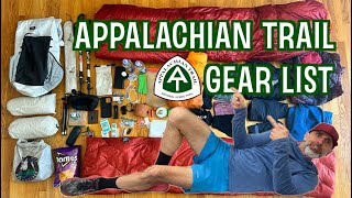 Appalachian Trail Gear List [upl. by Nyrok]