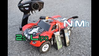 Latrax Prerunner 2s Lipo Upgrade 2S Lipo VS NiMh [upl. by Ydissahc]