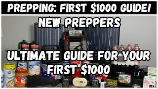 Your First 1000 The Ultimate Beginner’s Guide to Prepping for Any Crisis [upl. by Anigger]