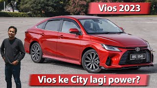 Review Toyota Vios 2023 di Malaysia dari RM90k [upl. by Arabrab]