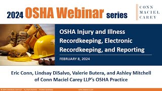 OSHA Recordkeeping ERecordkeeping and Reporting Update [upl. by Attem]