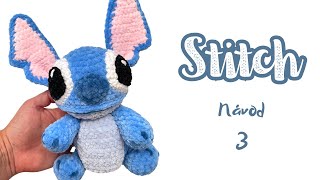 Háčkovaný Stitch návod  tutoriál 3část Lilo a Stitch [upl. by Azarcon573]