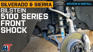 20192024 4WD Silverado amp Sierra 1500 Bilstein B8 5100 Series Front Shock Review amp Install [upl. by Veta]