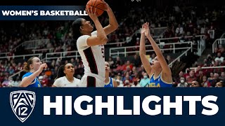 No 17 UCLA vs No 3 Stanford  Game Highlights  College Womens Basketball  202223 Season [upl. by Raycher]