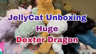 Unboxing Huge Dexter Jellycat Dragon [upl. by Emmalynn]