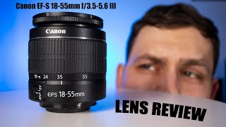 Canon EFS 1855mm f3556 III Lens Review [upl. by Elyn149]