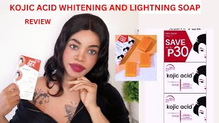 THE BEST KOJIC ACID WHITENING SOAP EVER [upl. by Aliuqaj418]