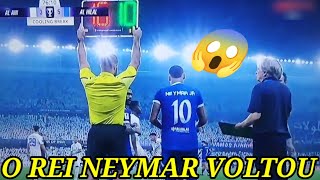 OLHA COMO FOI A VOLTA DE NEYMAR AOS GRAMADO HOJE😯 [upl. by Yntrok16]