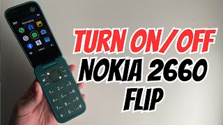 How to Turn Nokia 2660 Flip OnOff [upl. by Anattar341]