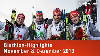 BiathlonHighlights l November amp Dezember 2019 [upl. by Vachill]