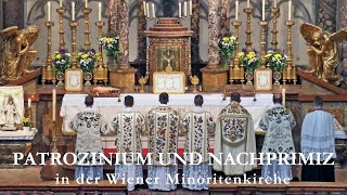 Patrozinium und Nachprimiz in der Wiener Minoritenkirche [upl. by Anatnas]