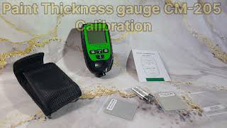 Paint Thickness Gauge CM205 Calibration [upl. by Wenger]