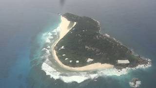 Cockpit ViewAir Seychelles taxing amp takeoff PRI Airport 13012018 Praslin Island Seychelles HD [upl. by Norling782]