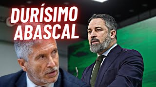 ABASCAL quotAl narco plomo y a Marlaska y Sánchez vergüenza por su abandono con la Guardia Civilquot [upl. by Ruhtracm]