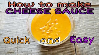 How to make Cheese sauce  Quick and Easy  Keto [upl. by Jasun662]