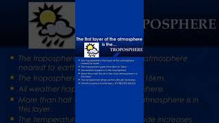 What is the main features of Troposphere troposphere ncert geography ncert class 6 geography [upl. by Munafo]