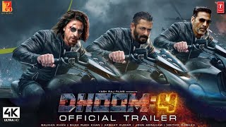 DHOOM 4  Official Trailer  Aamir Khan Ranbir Kapoor Shahrukh Khan Akshay KumarAbhishekKatrina [upl. by Natalina]