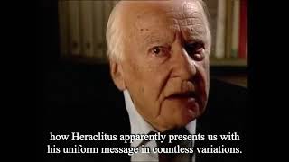 HansGeorg Gadamer über Herakliton Heraclitus full 1989 [upl. by Notecnirp]