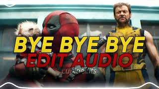 Bye Bye Bye  Nsync Deadpool amp WolverineEdit Audio Copyright Free [upl. by Valene553]