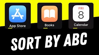 How to Sort Apps Alphabetically on the iPad — All You Need to Know [upl. by Assiroc]