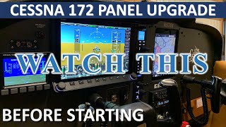 Cessna 172 Panel Upgrade  Dynon Skyview HDX  Watch This First [upl. by Odlaw187]