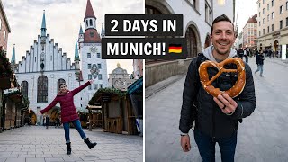 The BEST two days in Munich Germany 🇩🇪 Things to do  local FOOD [upl. by Notyap]