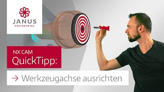 NX CAM Tutorial  Mit der Ansichtsrichtung Kollisionen vermeiden [upl. by Kola162]